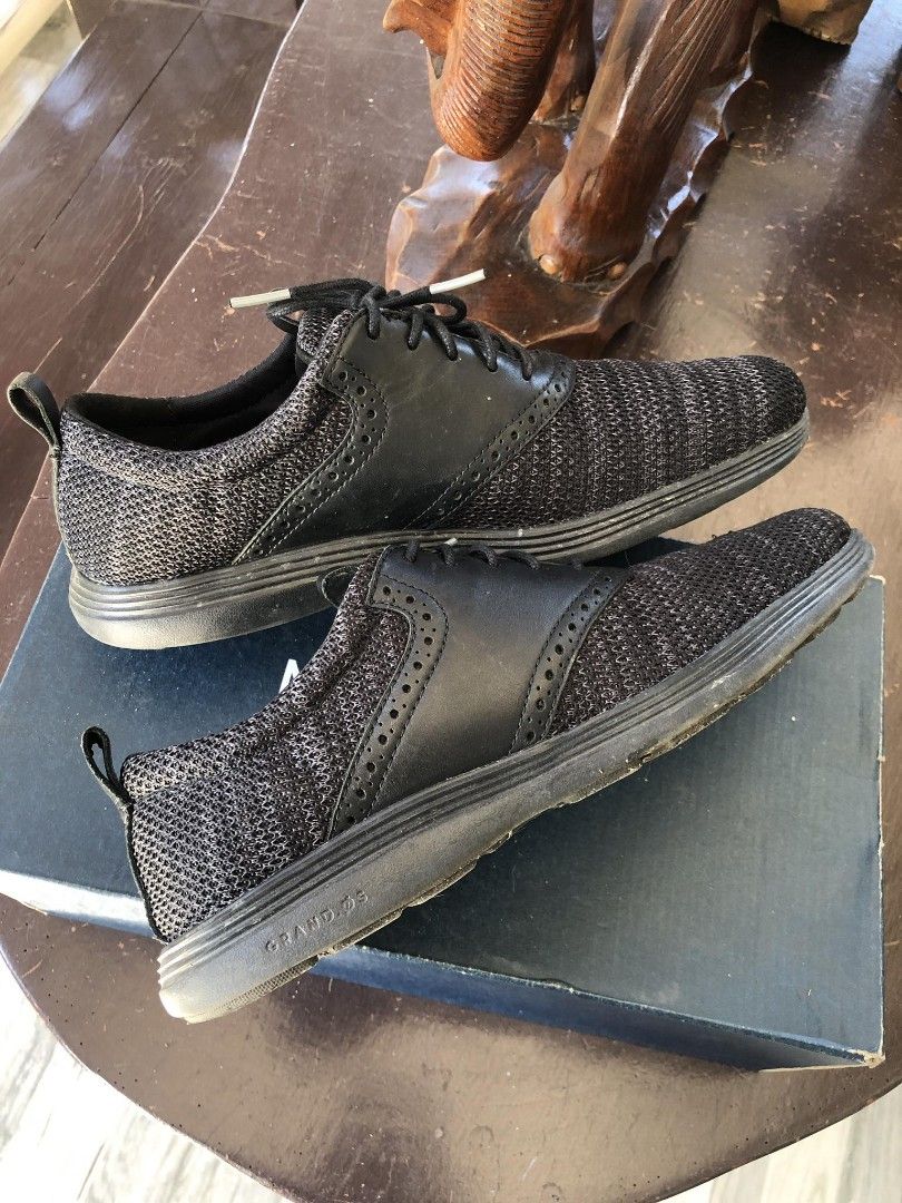 Cole Haan Grand Tour Knit Ox Black Grand OS Oxford Casual Sneakers 8 US Men s Fashion Footwear Sneakers on Carousell