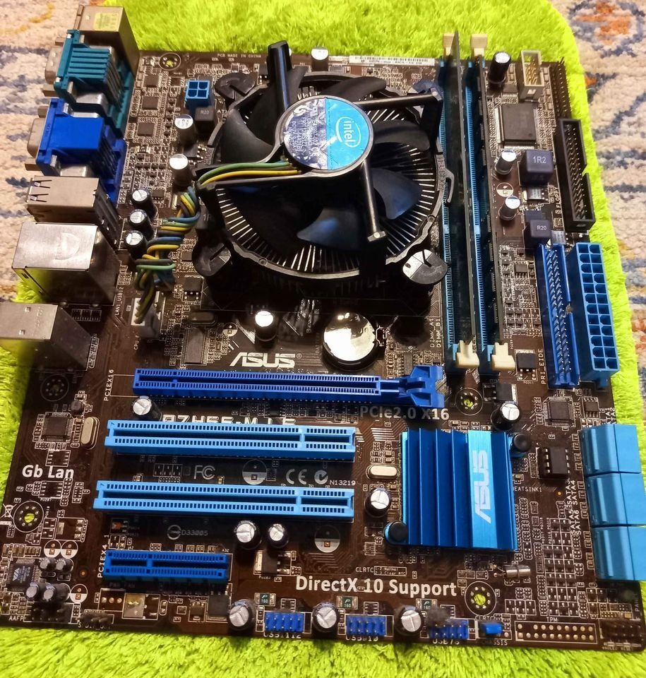 Combo H55 Asus Motherboard Good Condition Computers Tech