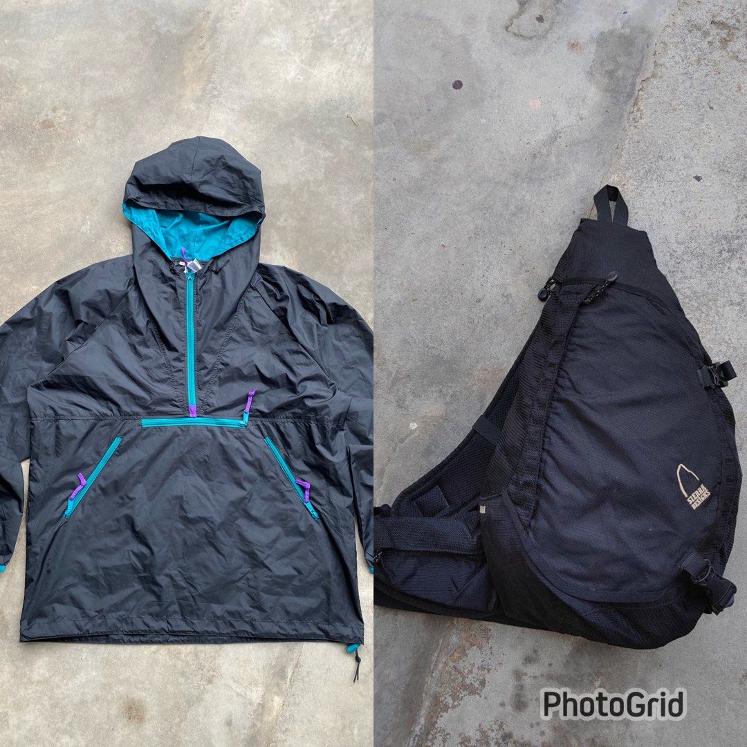 Anorak in a bag store
