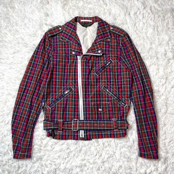 Red tartan jacket cheap