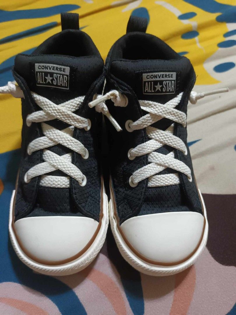 Converse Chuck Taylor All Star Street Mid Toddler s Shoes Black Gum 763524F