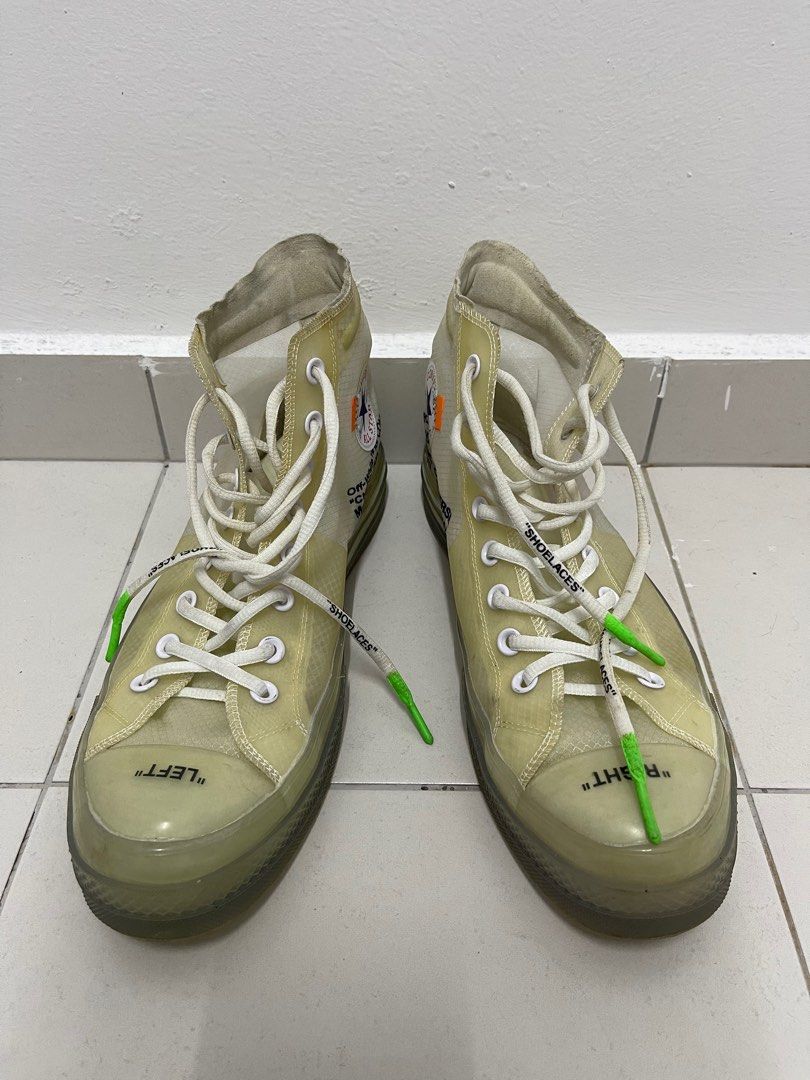 Converse Chuck Taylor All Star Vulcanized Hi Off White Used