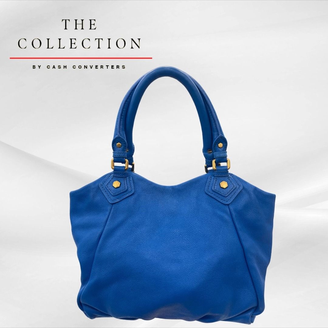 CT Marc Jacobs Blue Shoulder Bag With Cross Body Strap Luxury