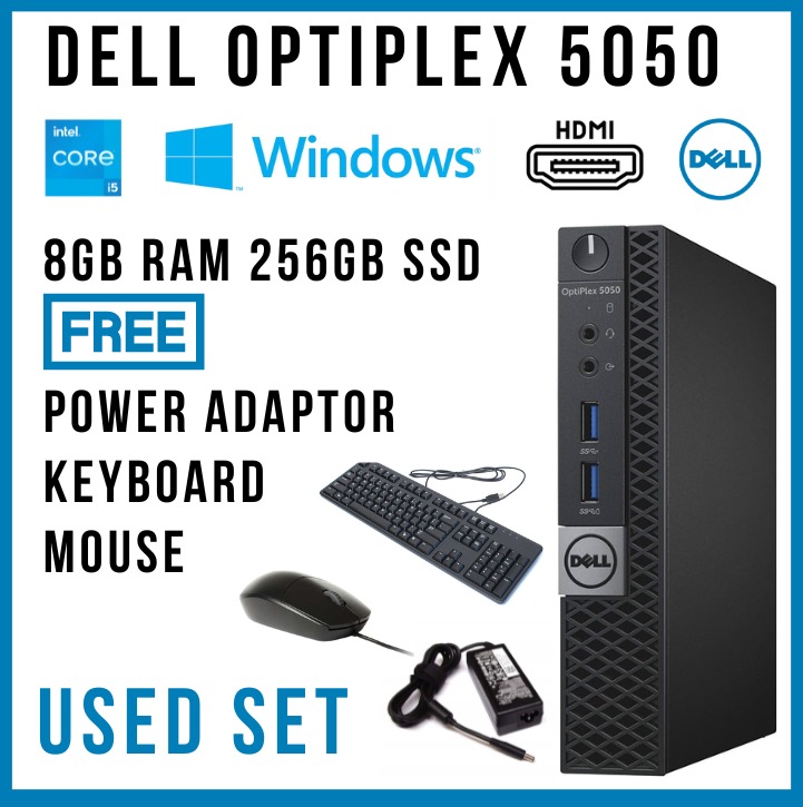 Dell OptiPlex 5050 Micro Computer i5-6500T Windows 10