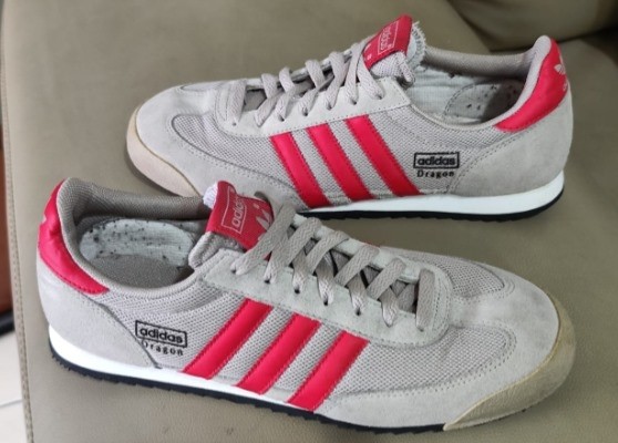 Adidas dragon grey sales and red