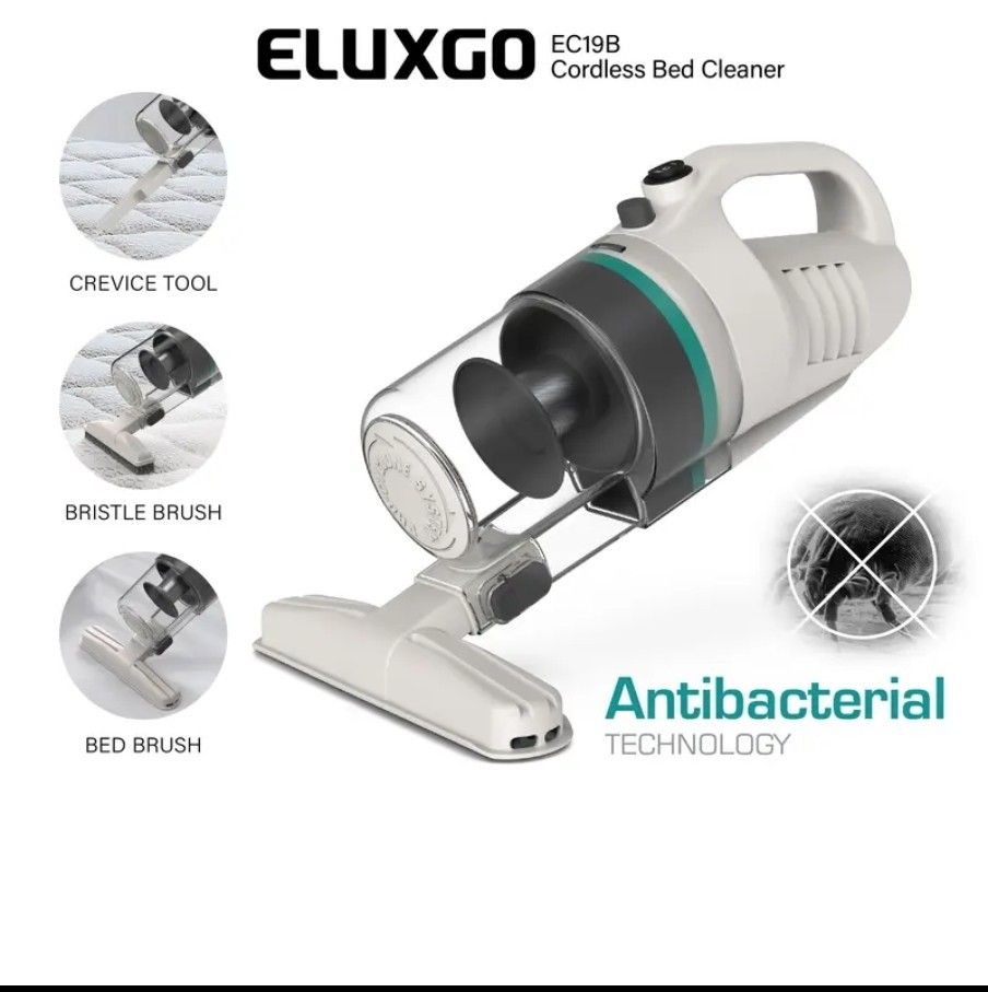 ELUXGO EC19B Cordless Bed Vacuum Cleaner TV Home Appliances