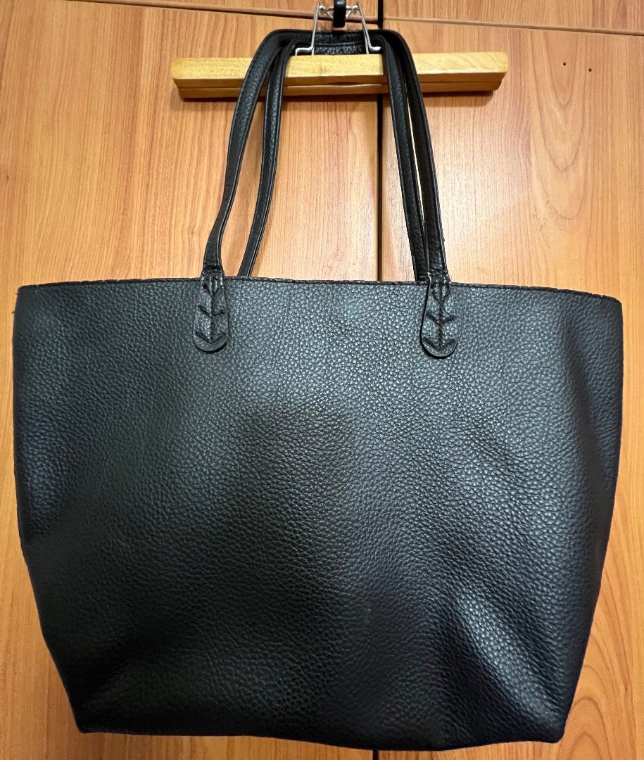 Bcbg black tote bag cheap