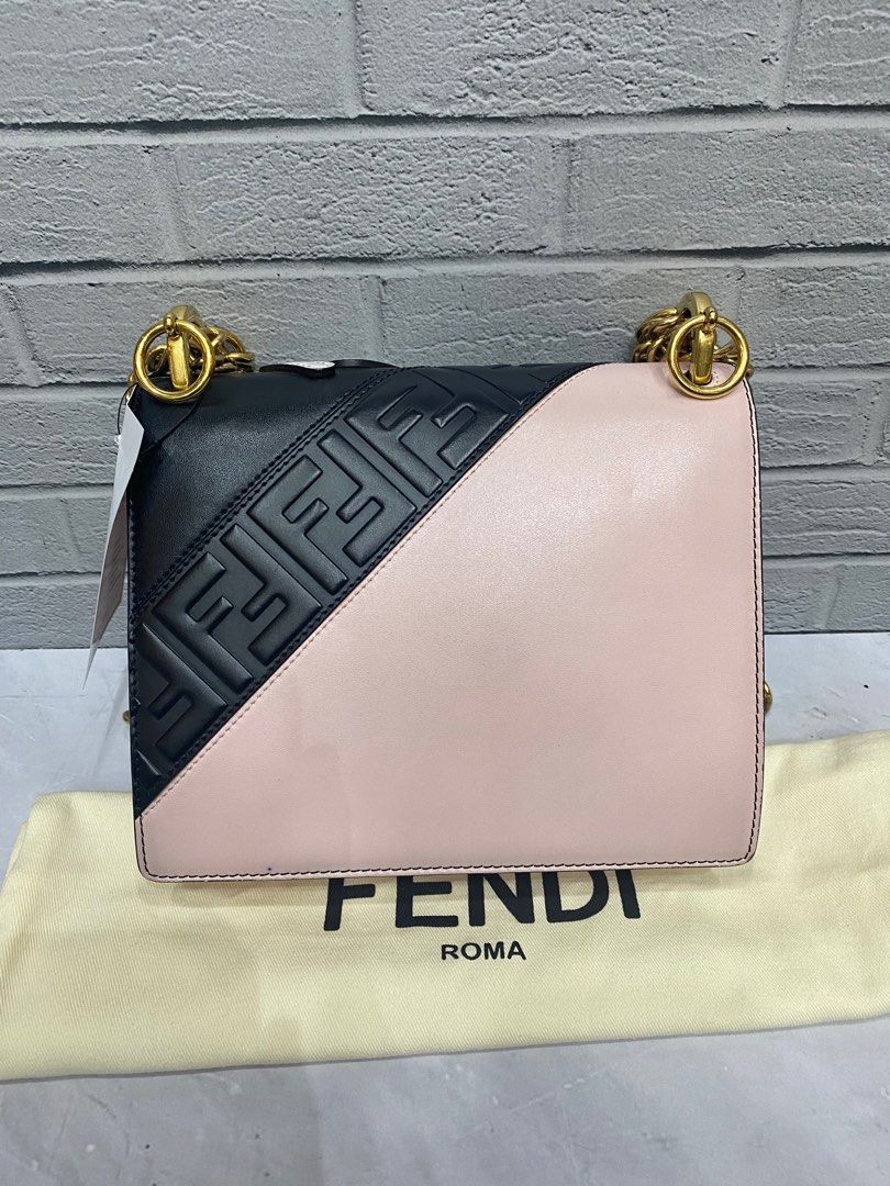 Fendimania leather crossbody bag Fendi