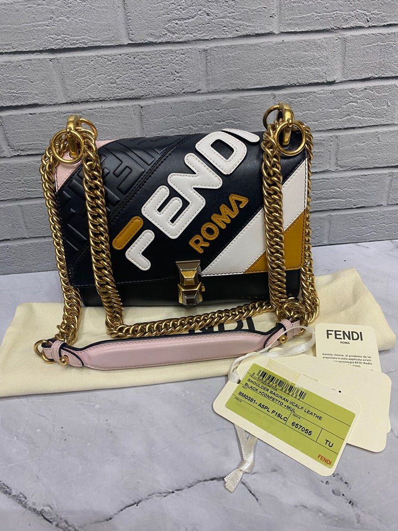 FENDI sling bag mini multicollour GHW Size 19x17x10 PS:119 cm Db,card, @20,5