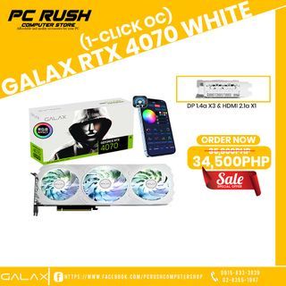 FOR SALE BRANDNEW GPU RTX 4070‼️ GALAX RTX 4070 EX GAMER WHITE