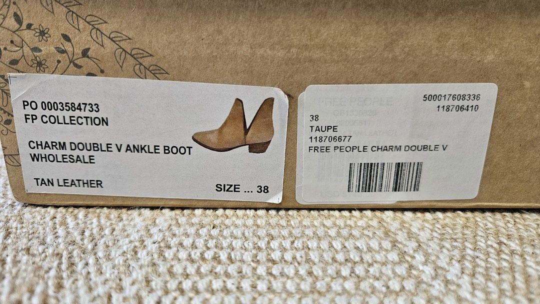 Charm Double V Ankle Boots