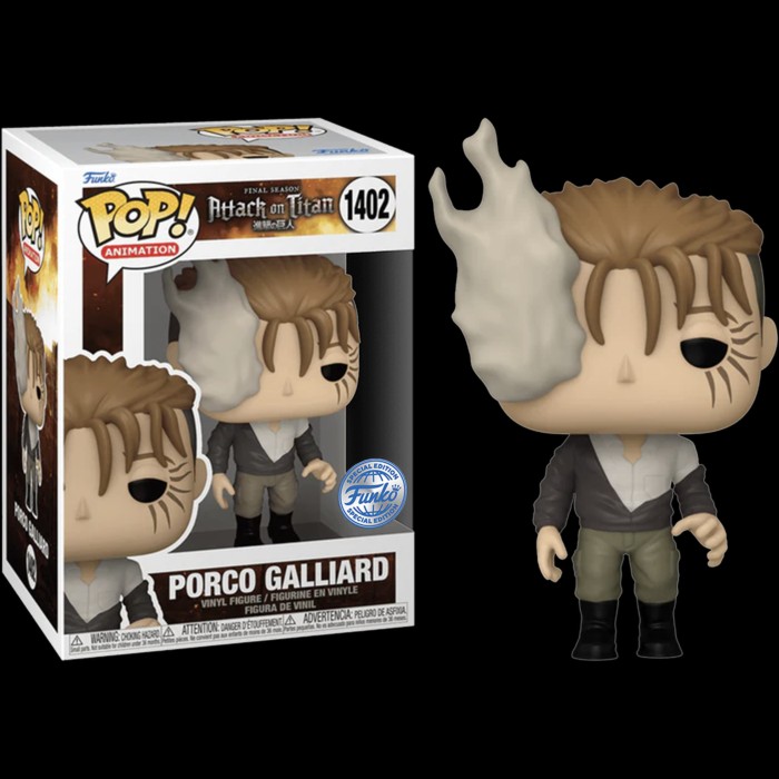 Funko Pop! Attack on Titan: Porco Galliard #1402 (SE) – Chalice Collectibles