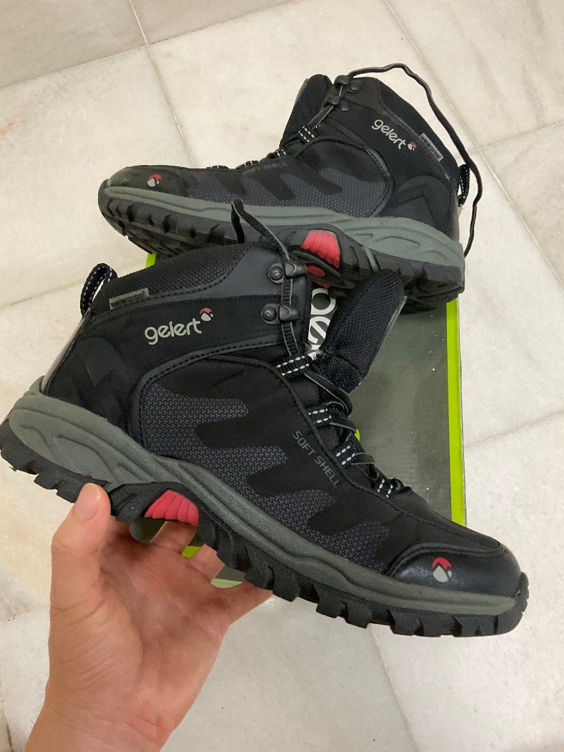 Gelert Softshell Mid Lace Up Waterproof Men s Walking Boots