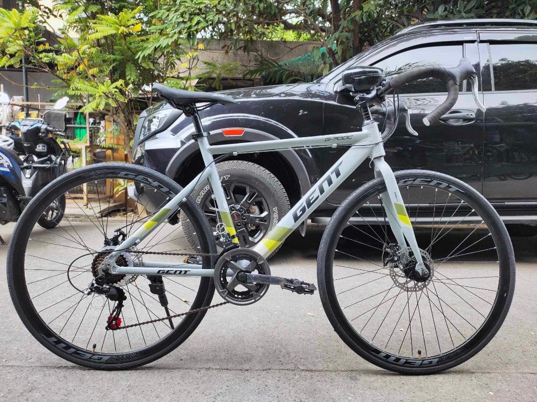 GENT AERO ALLOY ROADBIKE 2X7 DISC BRAKE 700C X 23C FREE