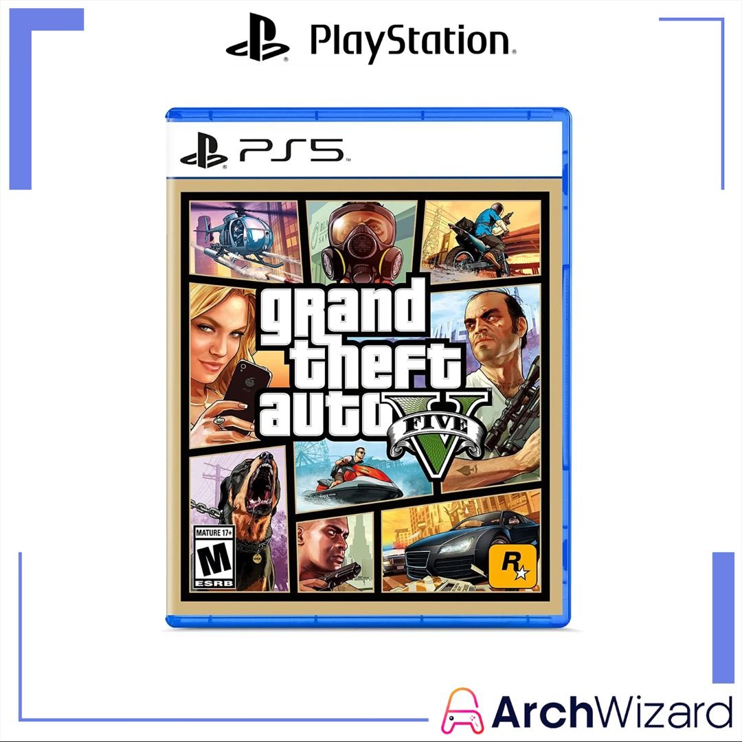 Grand Theft Auto 5 GTA 5 Action Adventure Game Playstation 5