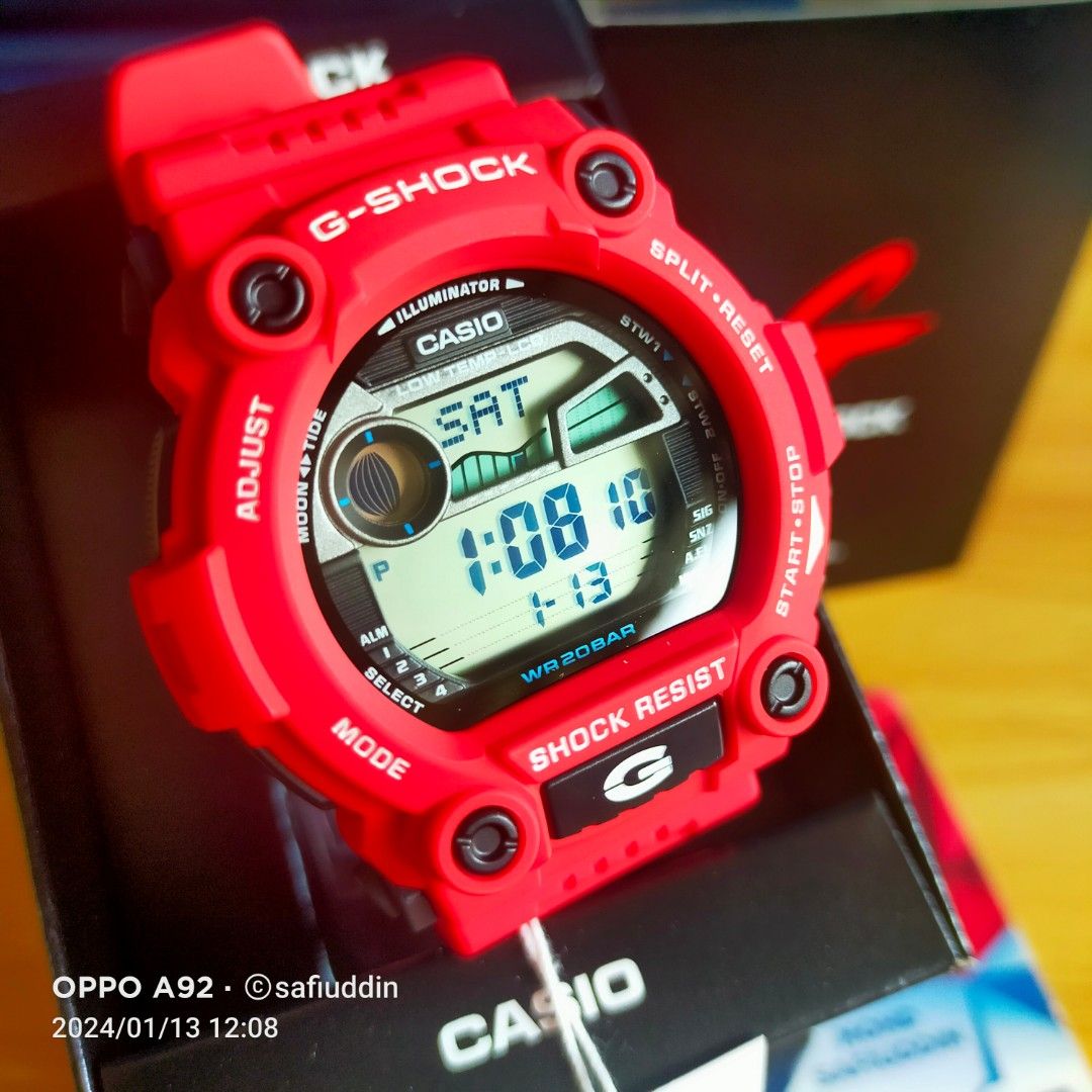 Gshock original g7900a 4 mat moto merah Men s Fashion Watches