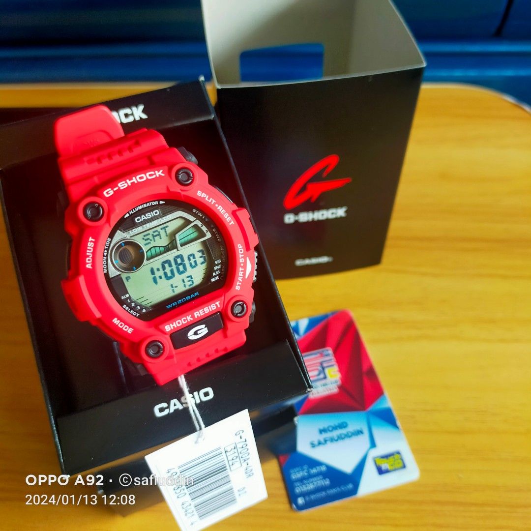 G shock mat moto merah original deals