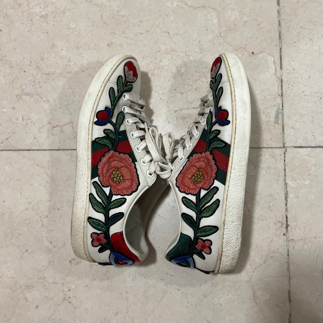 Gucci hot sale floral sneakers