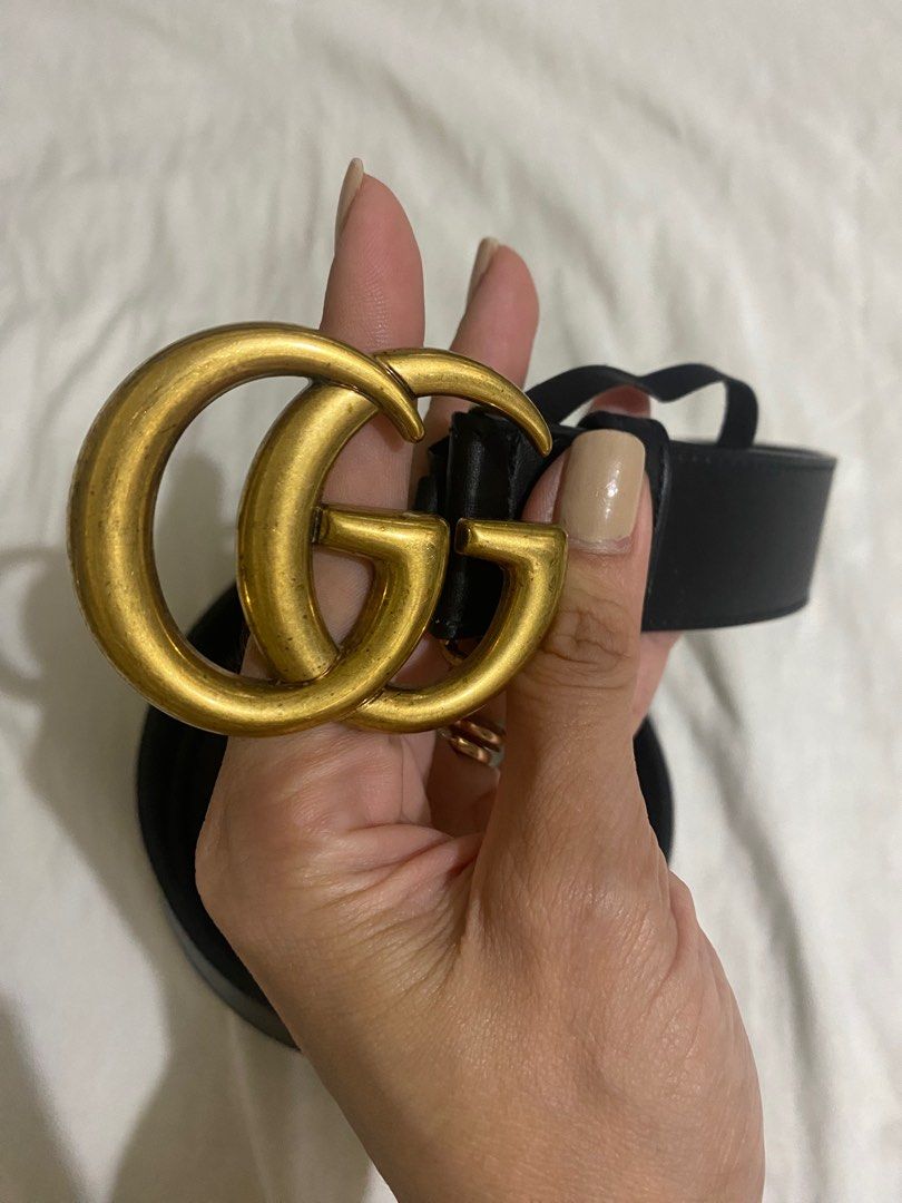 Gucci leather belt discount