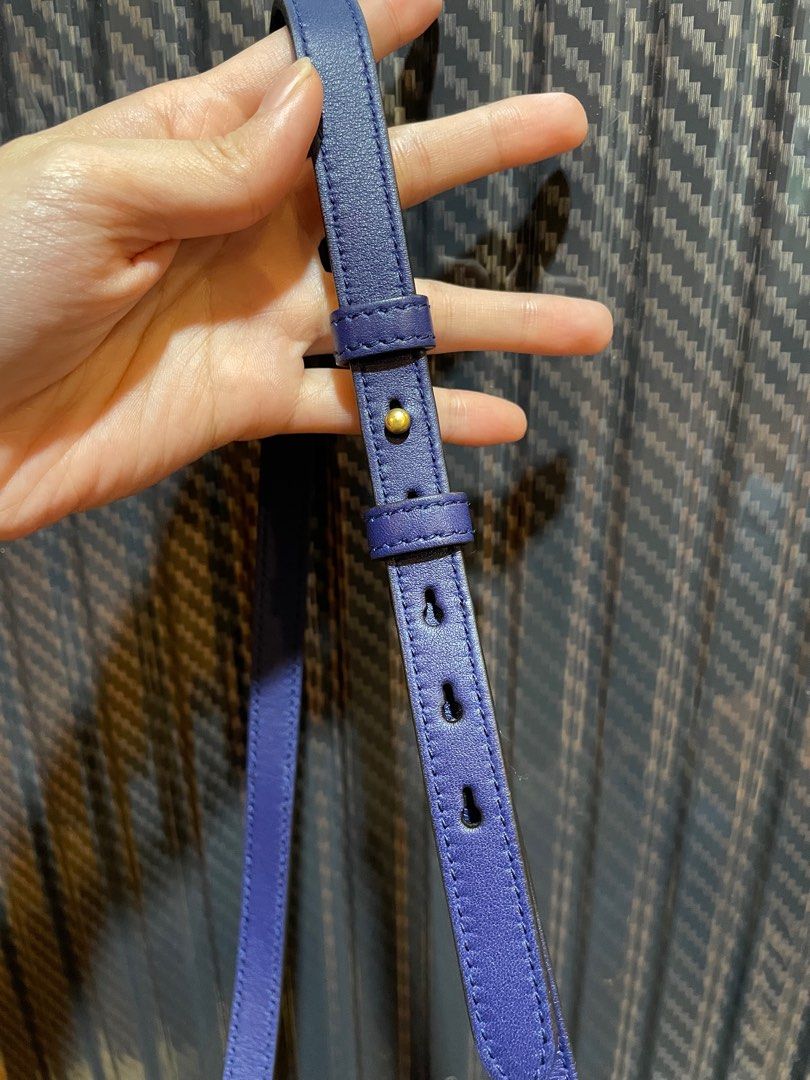 Gucci Marmont Camera Bag Small Velvet Blue (Category: Luxury Bags & Wallets) located in Quezon City. Submitted by luxurybestbags (Listing ID 1281780962, Image 3). Description: - 9.7/10 💙 - hardware still looks like new!! - Well taken care of, slightly have signs of use but still super nice (u can check the photos) - with adjustable strap, care cards, dustbag and controllato - price slightly negotiable ; others are selling this for 50k above alre