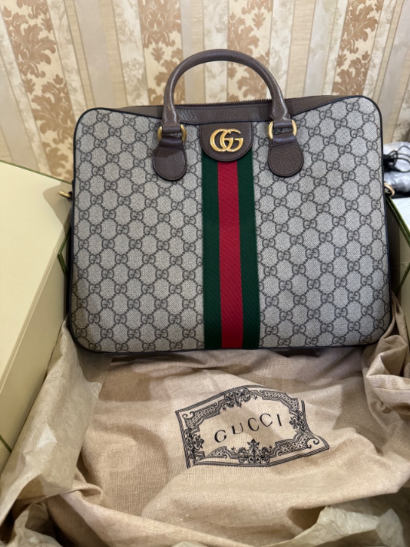 GUCCI OPHIDIA BRIEFCASE Luxury Bags Wallets on Carousell