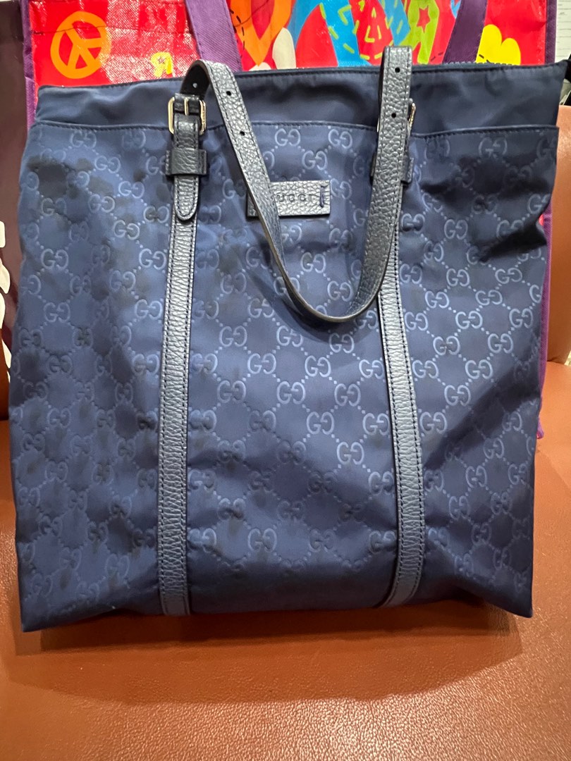 Gucci nylon tote bag deals
