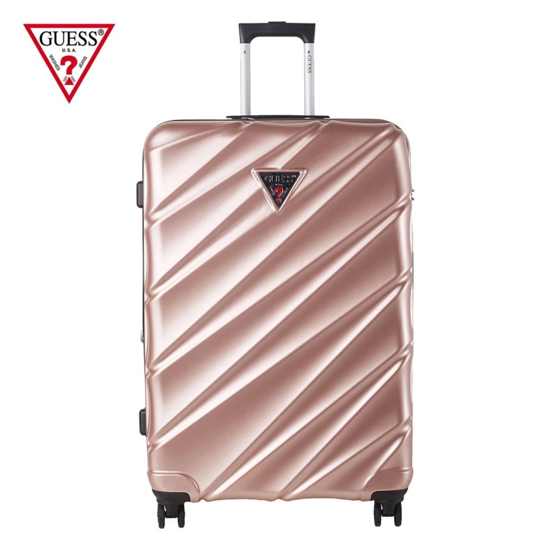 Guess rose gold luggage store