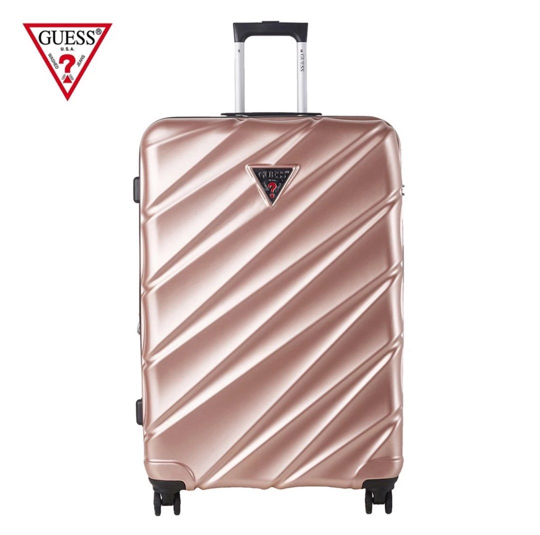 Guess luggage rose gold hot sale