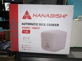 Hanabishi 1.8L Automatic Rice Cooker Pearl White HSQRC-18WHT