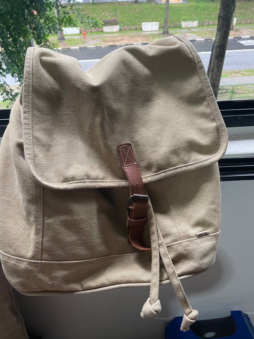 Heavy duty canvas online backpack