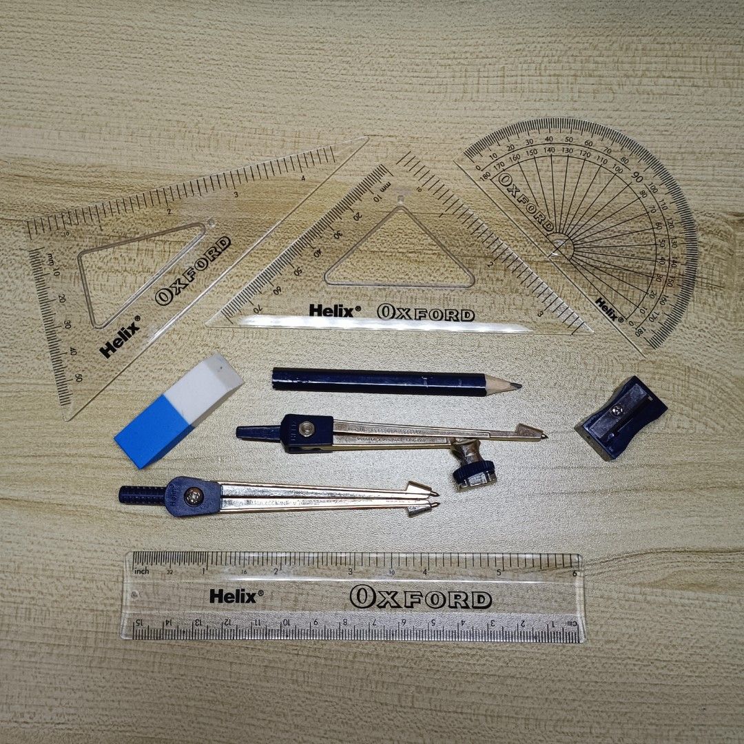 Helix oxford set of mathematical instruments hobbies toys