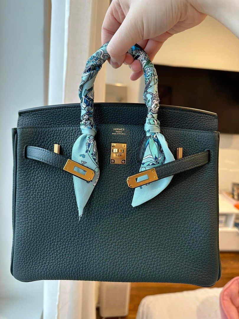 Hermes birkin sale vert cypress
