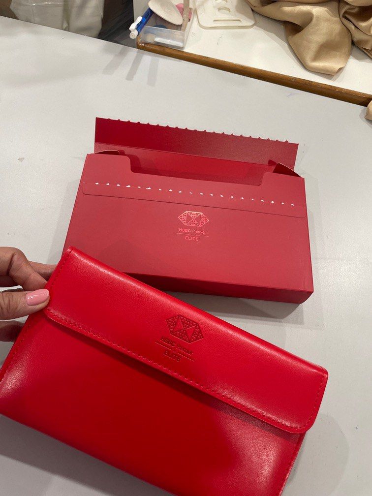 HSBC Premier ELITE Red Packets with wallet , Hobbies & Toys, Stationery ...