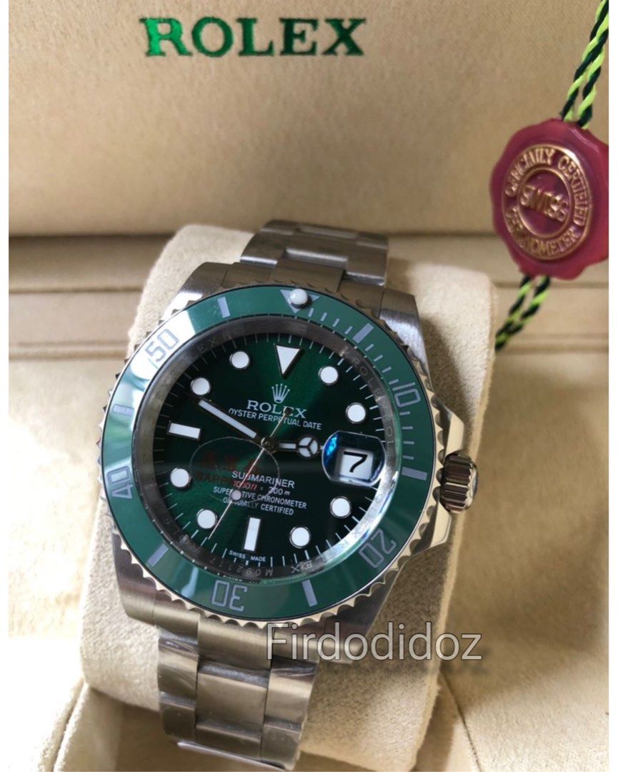 Jam rolex hulk best sale