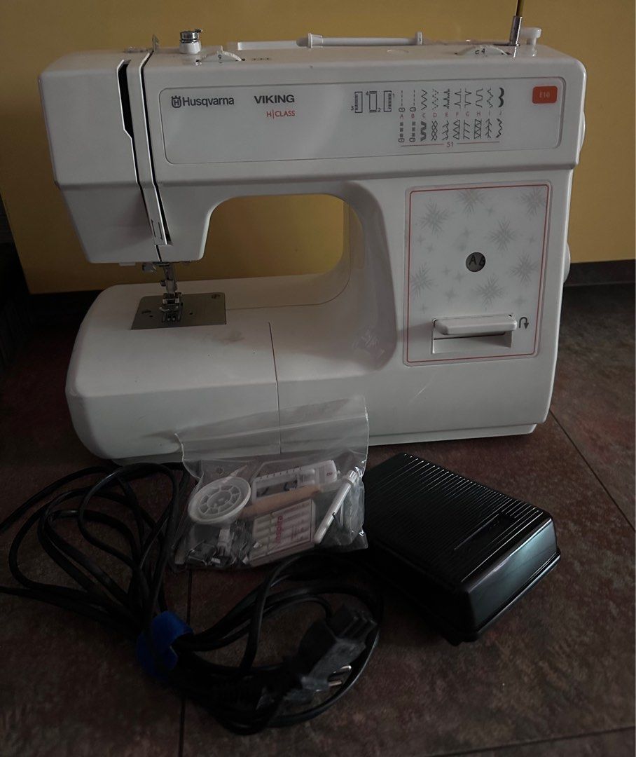 Husqvarna Viking E10 Sewing machine, Furniture & Home Living, Home