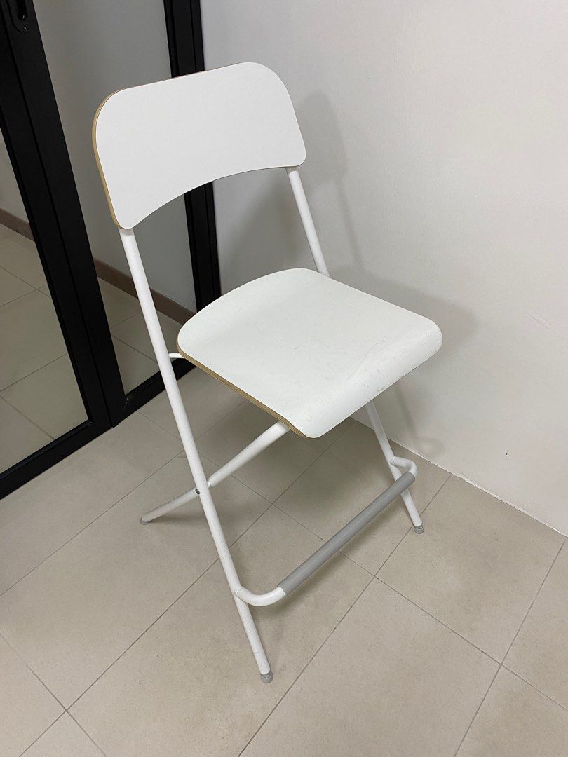 Ikea franklin bar stool discount white