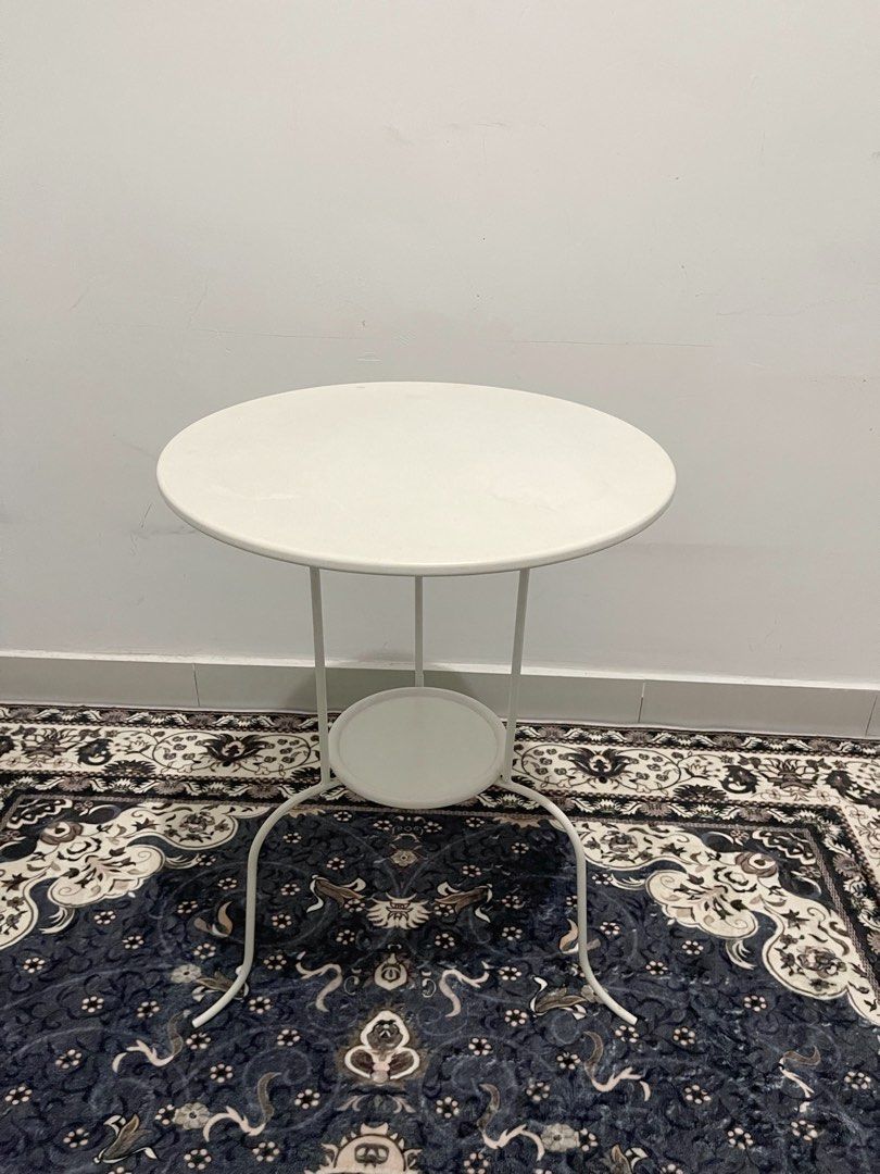 Ikea lindved deals side table white