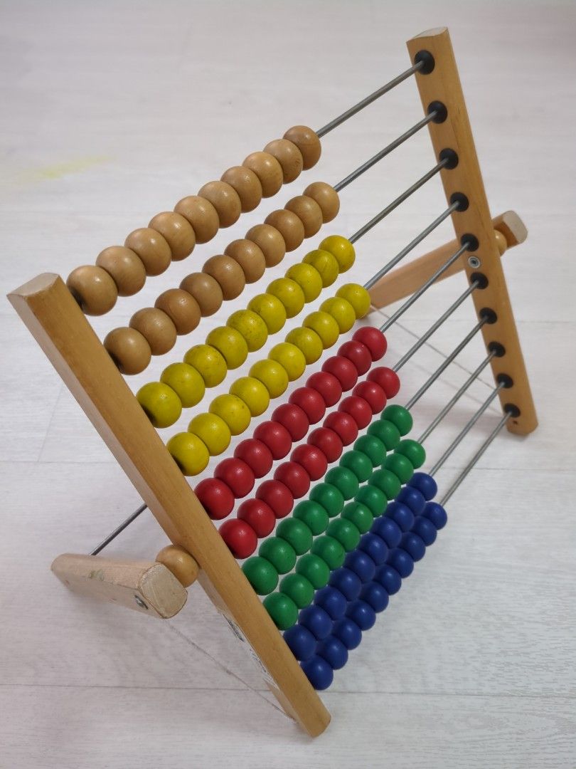 IKEA wood toy abacus Babies Kids Infant Playtime on Carousell