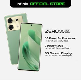 Infinix Zero 30 5G (12GB + 256GB) Dimensity 8020 5G Processor 108MP Triple AI Camera 4K 60FPS 6.78