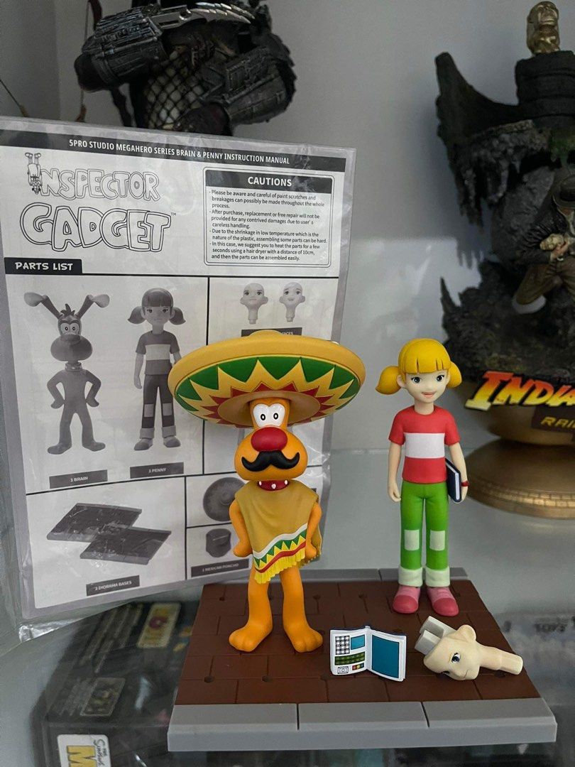 Inspector Gadget Brain and Penny, Hobbies & Toys, Toys & Games on Carousell