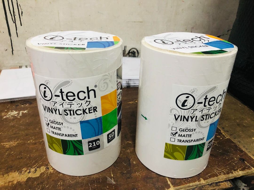 ITECH WATERPROOF VINYL STICKER ROLL, Hobbies & Toys, Stationary & Craft ...