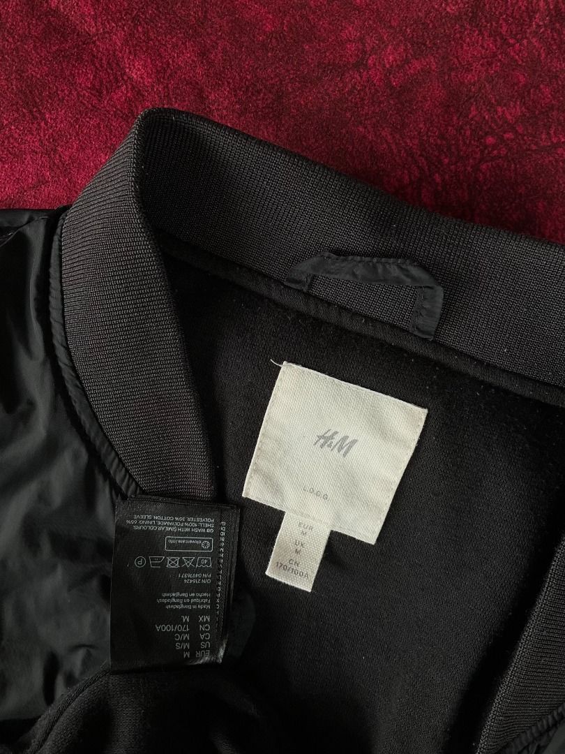 Jaket Bomber Parasut H M Detail ukuran di keterangan Fesyen