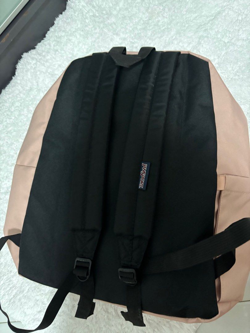 Jansport Rose Pink Backpack Men s Fashion Bags Backpacks on