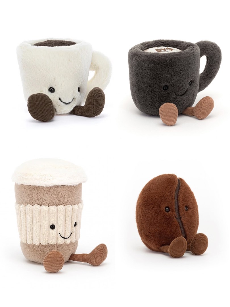 Jellycat Amuseable Coffee Cup, Espresso Cup, Coffee Bean, Coffeetogo