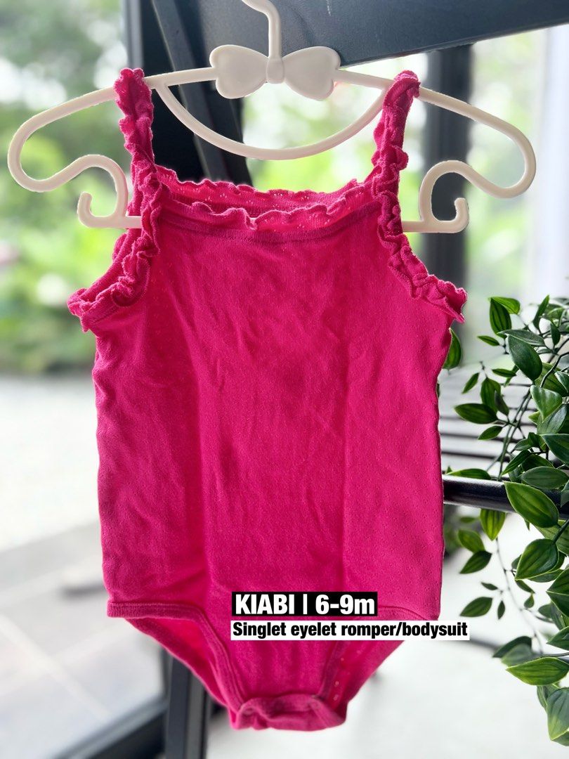 Baby girl hotsell eyelet romper