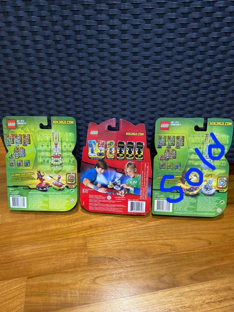 Lego Ninjago BNIP sealed 9564 9590 2171 spinjitzu Snappa Zane DX