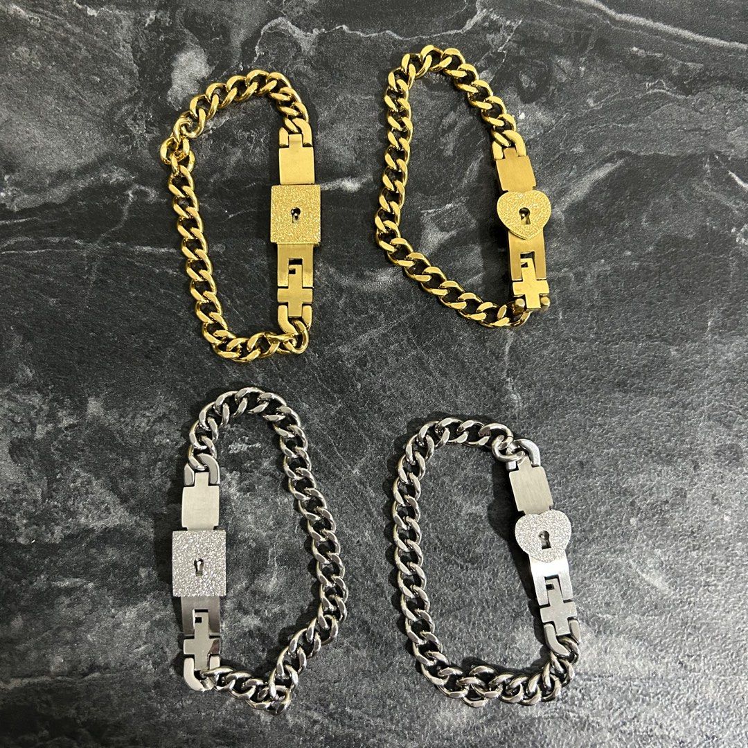 Lock Key Bracelets For Valentines Day Lock and Key Bracelet
