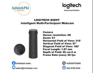 LOGITECH SIGHT Intelligent Multi-Participant Webcam