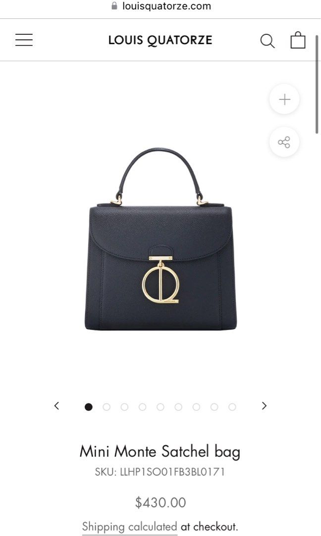 louis quatorze Mini Monte Satchel bag, 名牌, 手袋及銀包