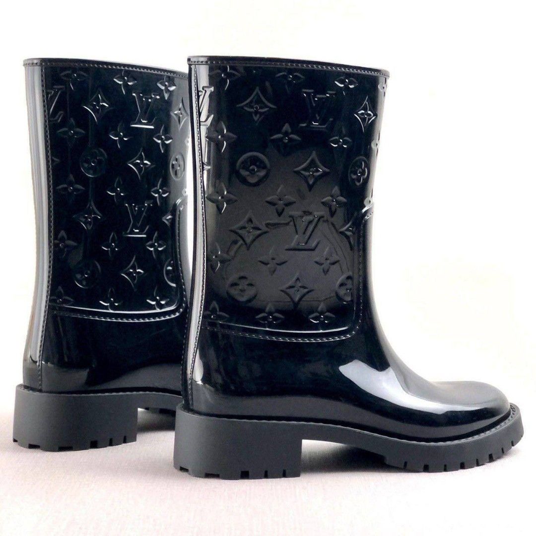 Drops flat half boot louis vuitton deals